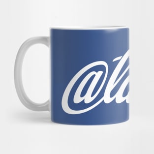 @lanta Script White Mug